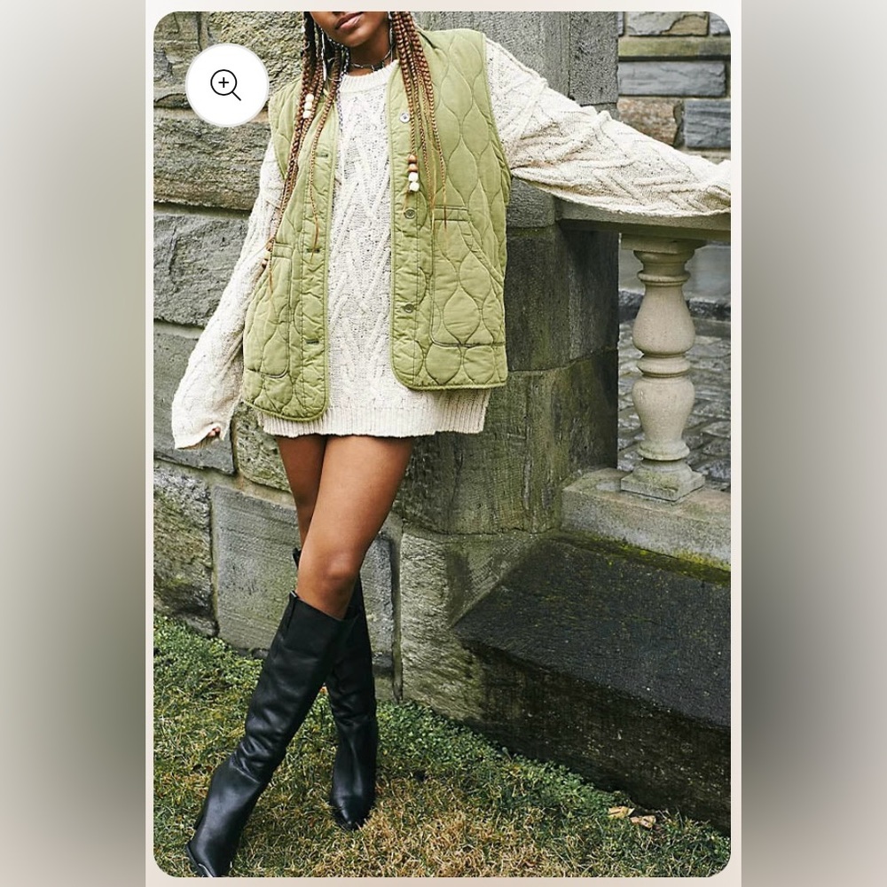 NWT Free People Billy Military Vest